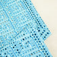 Blue Schiffli Embroidery Cotton TU-6438