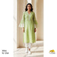 Light Green Schiffli Embroidery Cotton Fabric TU-6440