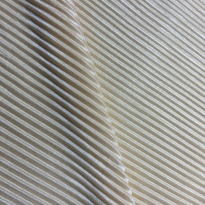Cream Knitted Satin Fabric