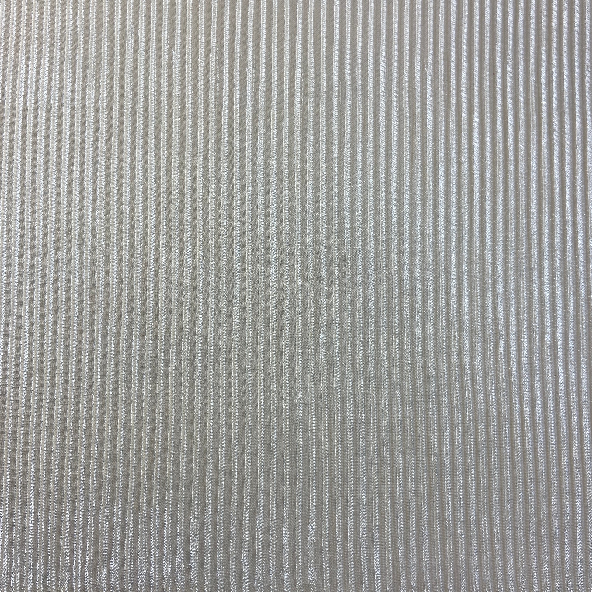 Cream Knitted Satin Fabric