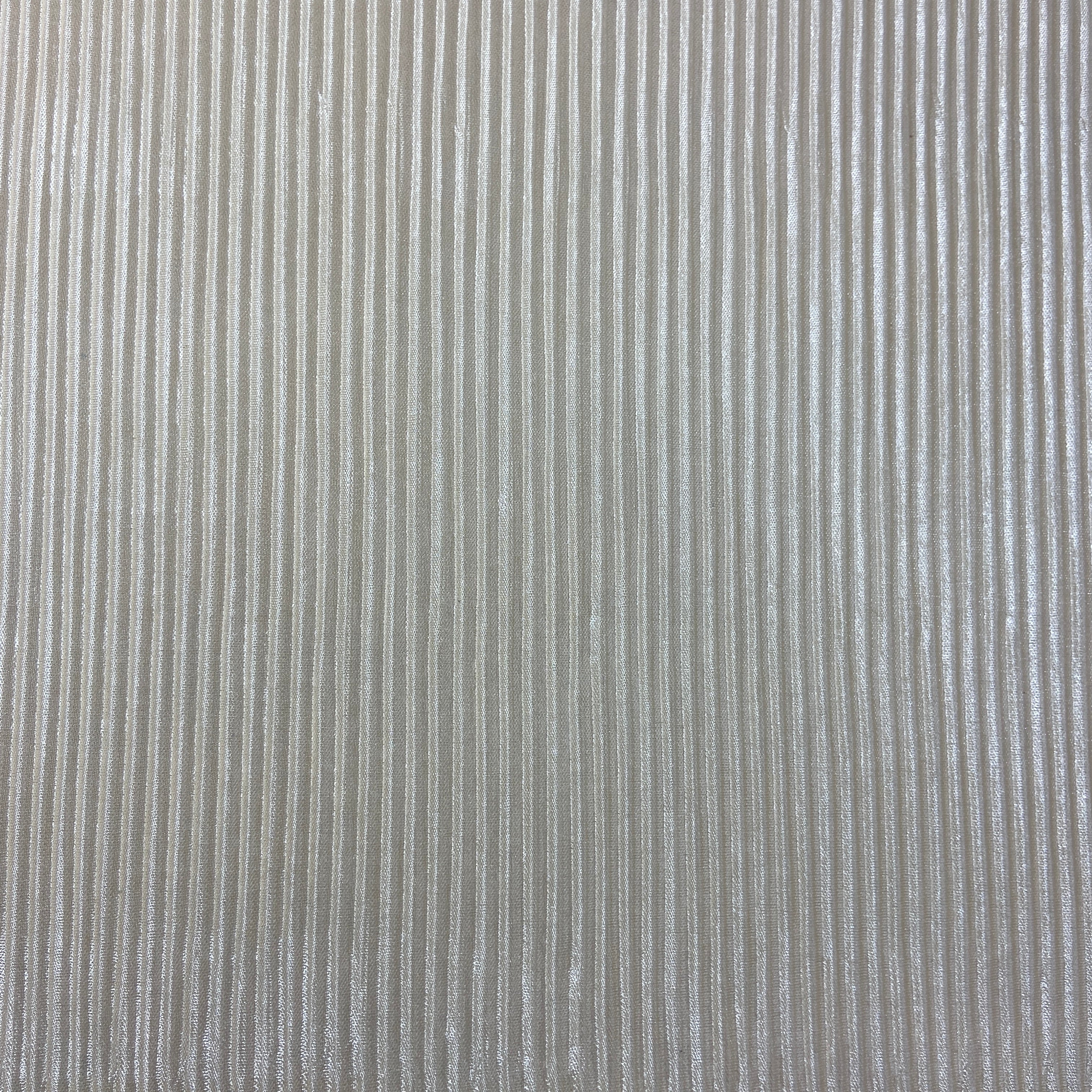 Cream Knitted Satin Fabric