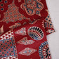 Red Ajrakh Print Mashru Silk Fabric EEG-28646