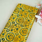 Mustard Yellow Ajrakh Print Mashru Silk Fabric EEG-28658