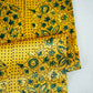 Mustard Yellow Ajrakh Print Mashru Silk Fabric EEG-28660