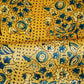 Mustard Yellow Ajrakh Print Mashru Silk Fabric EEG-28660