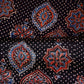 Black Ajrakh Print Mashru Silk Fabric EEG-28665