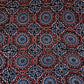 Brown Ajrakh Print Modal Satin Fabric EEG-28675