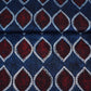 Blue Floral Print Modal Satin Fabric EEG-28677