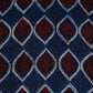 Blue Floral Print Modal Satin Fabric EEG-28677
