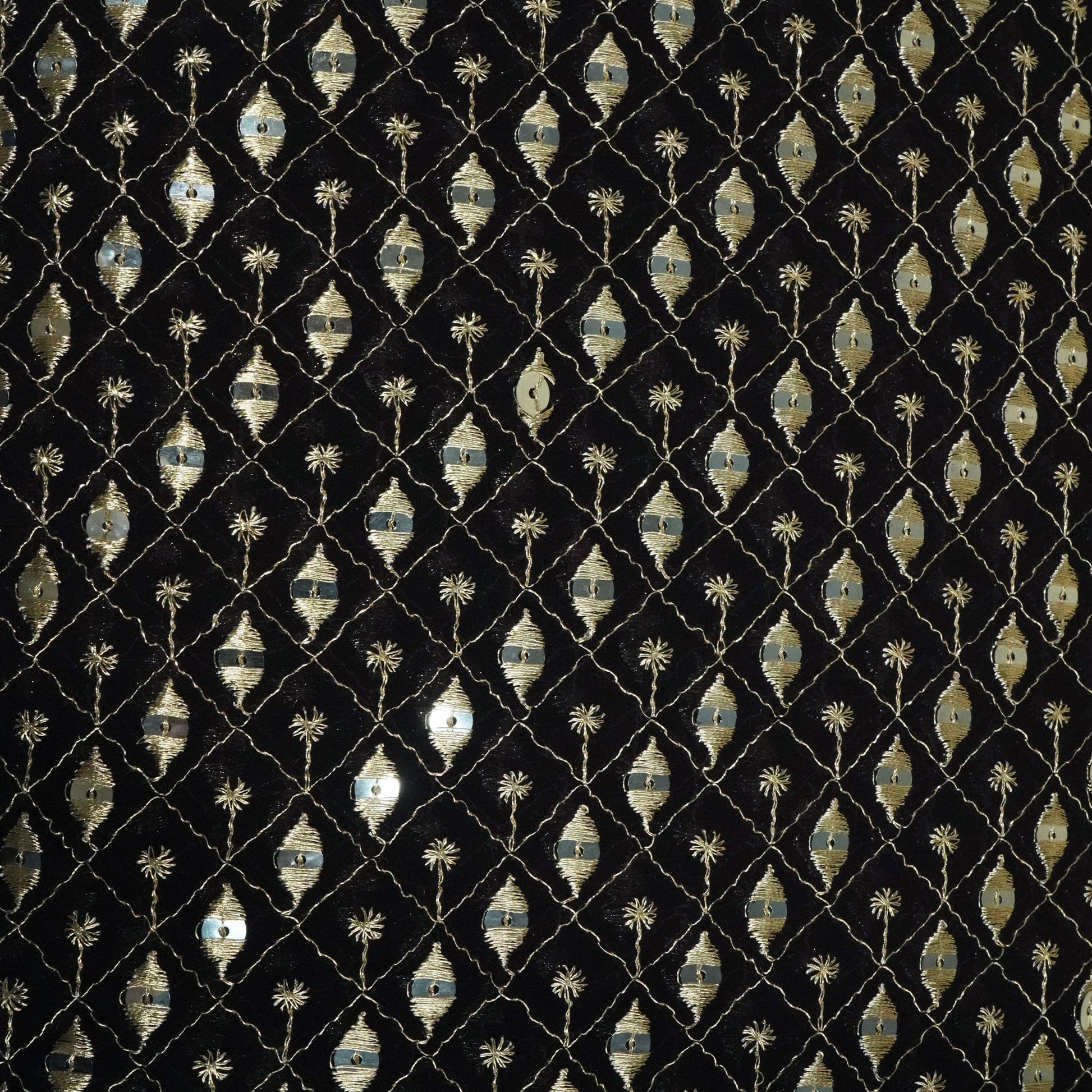 Wine Georgette Fabric TU-6774