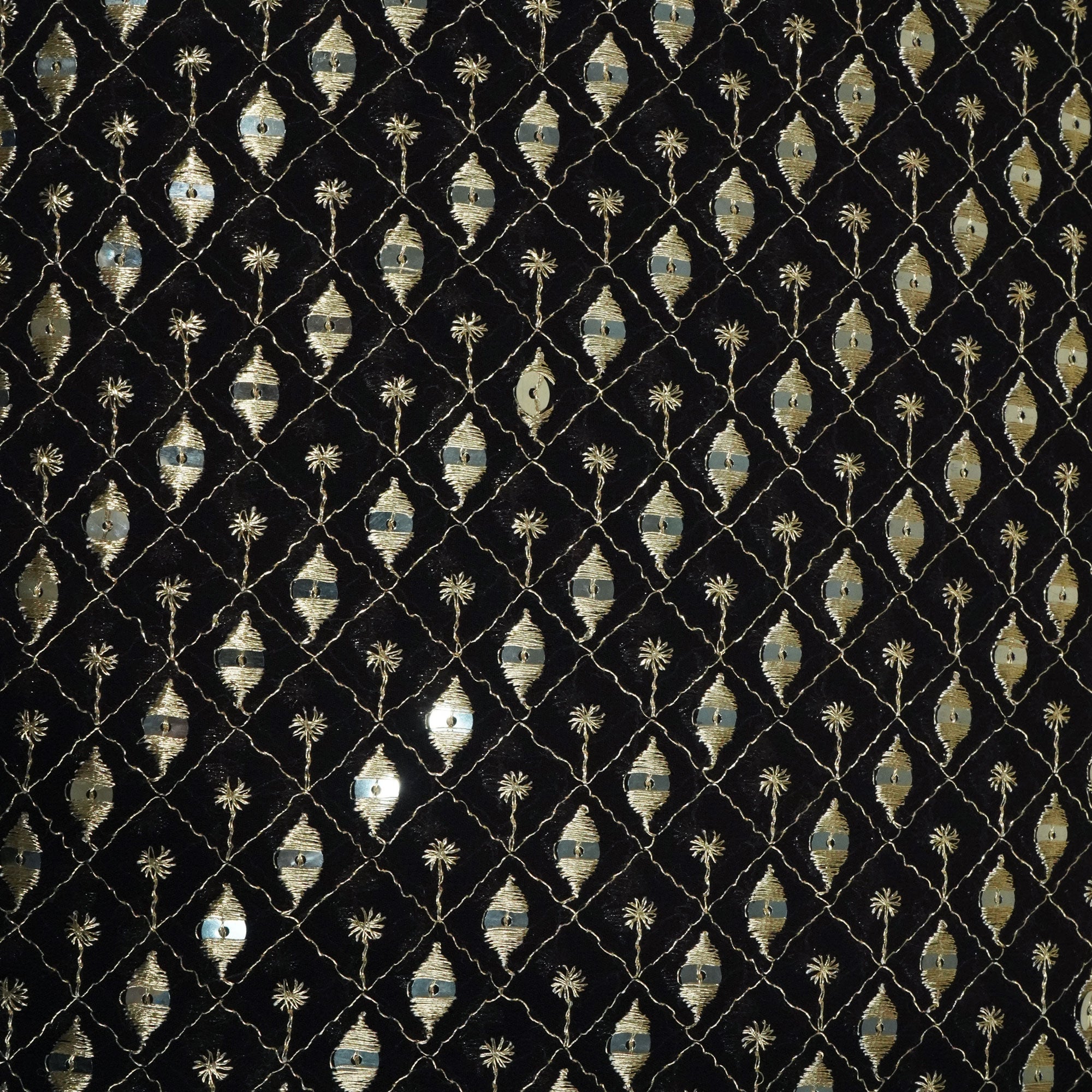 Wine Georgette Fabric TU-6774
