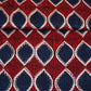Red Ajrakh Print Modal Satin Fabric EEG-28683
