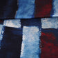 Blue with Multicolour Abstract Print Modal Satin Fabric EEG-28684