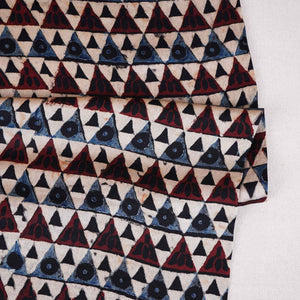 Black Geometrical Print Modal Satin Fabric EEG-28685 - TradeUNO