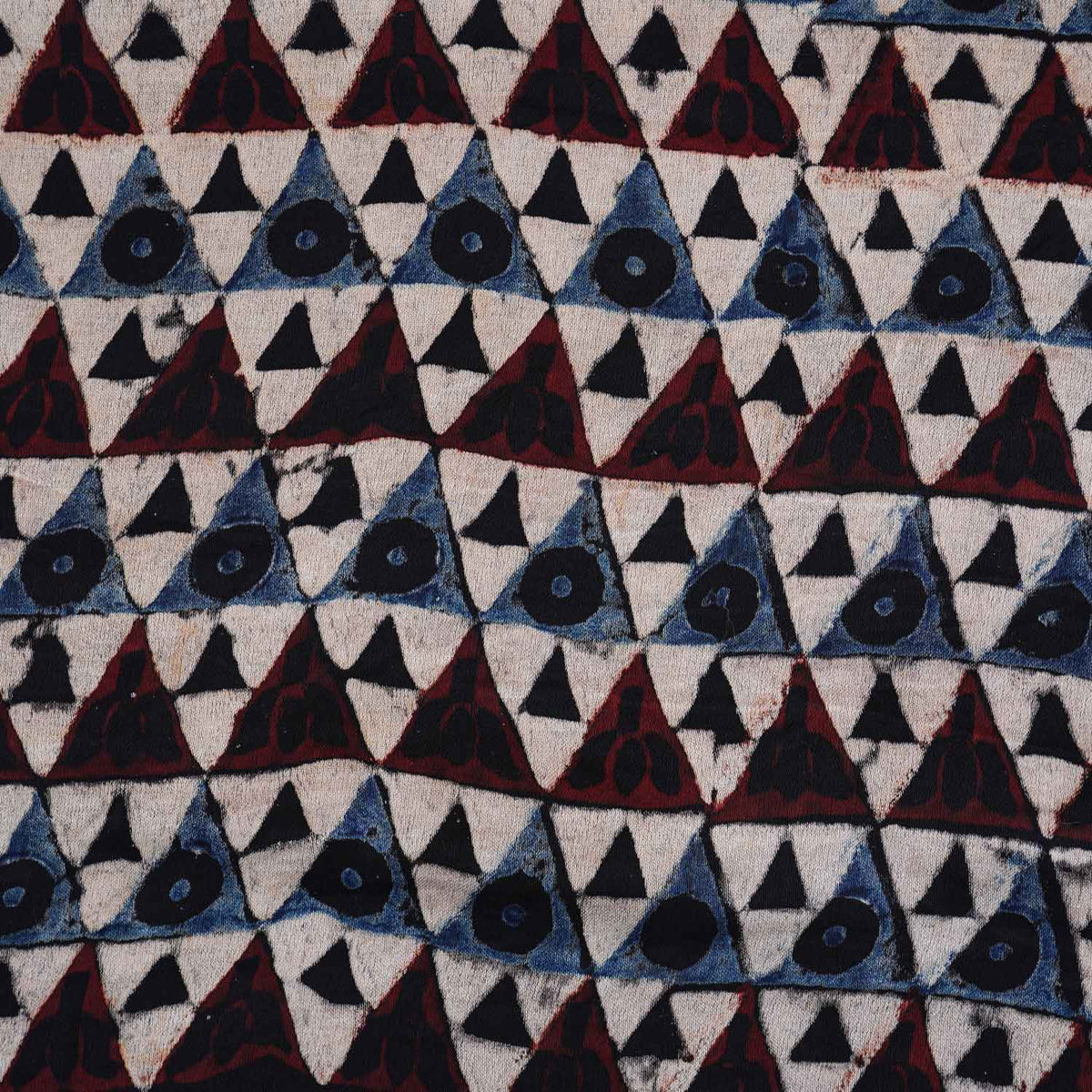 Black Geometrical Print Modal Satin Fabric EEG-28685 - TradeUNO