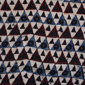 Black Geometrical Print Modal Satin Fabric EEG-28685 - TradeUNO