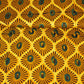 Mustard Yellow Abstract Print Modal Satin Fabric EEG-28697