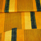 Mustard Yellow Abstract Print Modal Satin Fabric EEG-28699