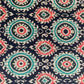 Black Handblock Print Modal Satin