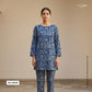 Indigo with White Dabu Print Cotton Fabric DH-29458 - TradeUNO