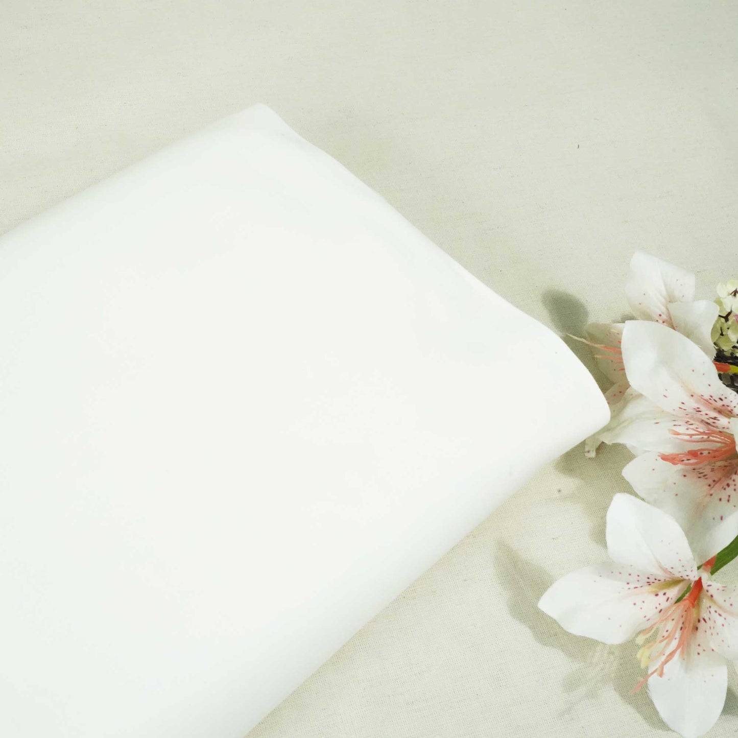 RFD white solid 20*16 Cotton Lycra TU-7044