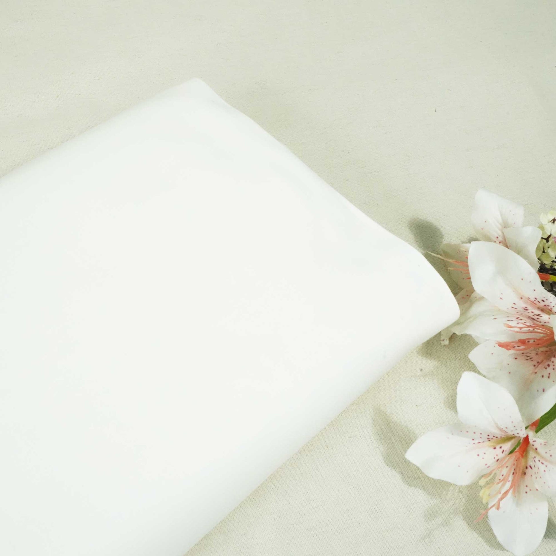 RFD white solid 20*16 Cotton Lycra TU-7044