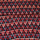 Black Geometrical Print Modal Satin Fabric EEG-28708