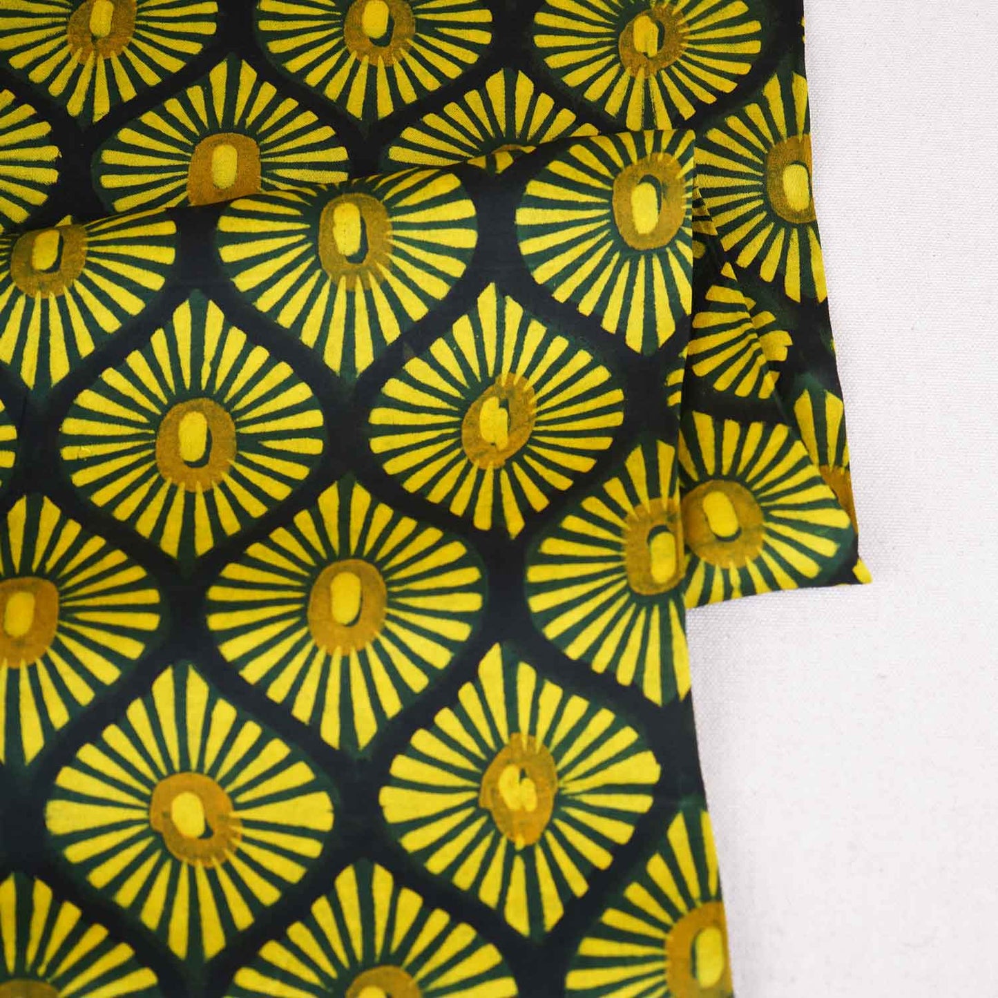 Black With Multicolour Abstract Print Modal Satin Fabric EEG-28710