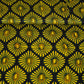Black With Multicolour Abstract Print Modal Satin Fabric EEG-28710
