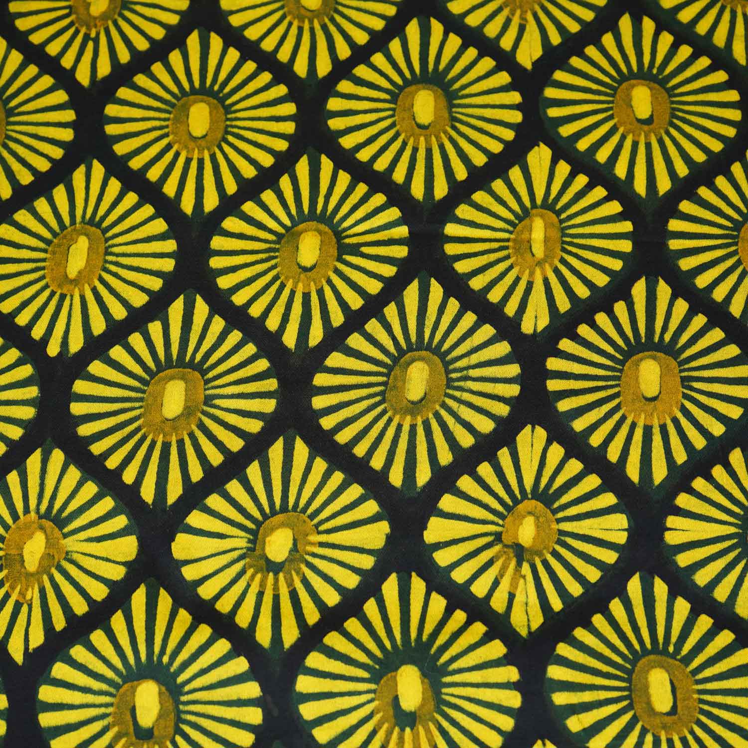 Black With Multicolour Abstract Print Modal Satin Fabric EEG-28710 - TradeUNO