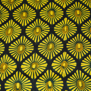 Black With Multicolour Abstract Print Modal Satin Fabric EEG-28710 - TradeUNO