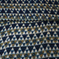 Blue Geometrical Print Modal Satin Fabric EEG-28714