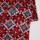Red Ajrakh Print Modal Satin Fabric EEG-28723