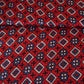 Red Geometrical Print Modal Satin Fabric EEG-28728