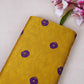 Mustard Yellow Bandhani Print Modal Satin Fabric MT-28738