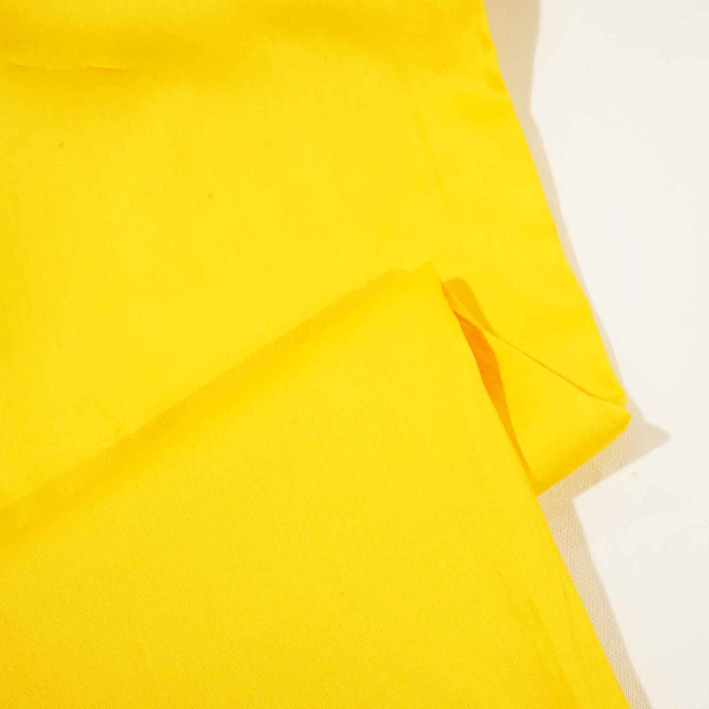 Yellow Solid Cotton Satin TU-7420