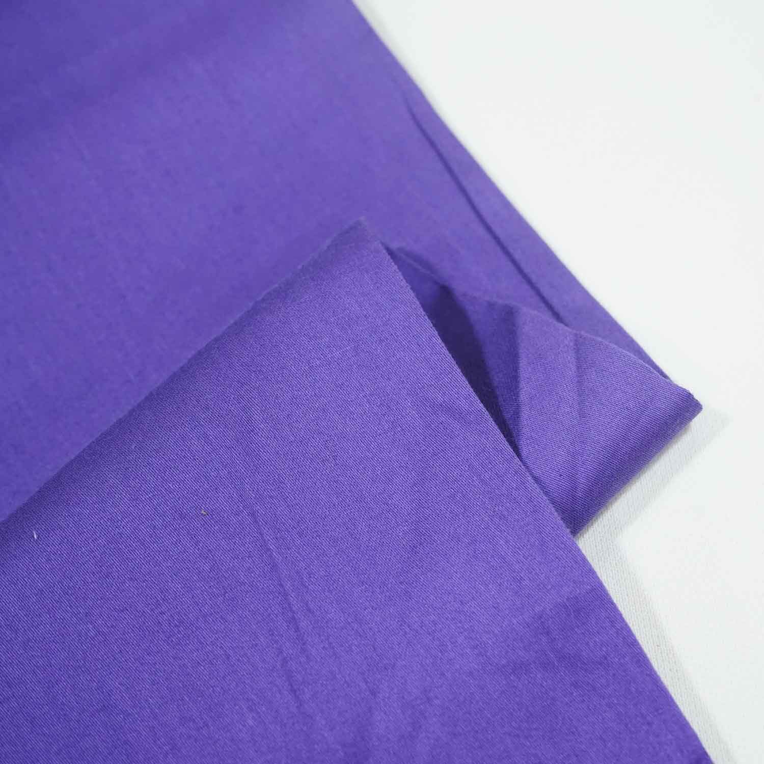 Light Purple Solid Cotton Satin TU-7424 - TradeUNO