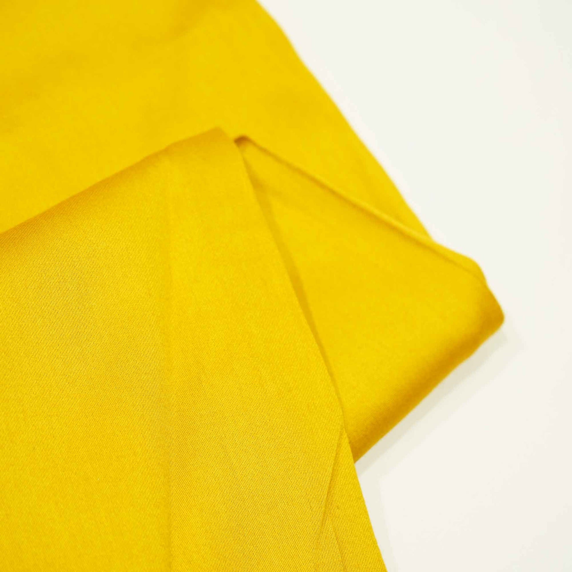Mustard Yellow Solid Cotton Satin TU-7427