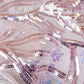 Pink Sequins Embroidery Imported Power Net  Fabric