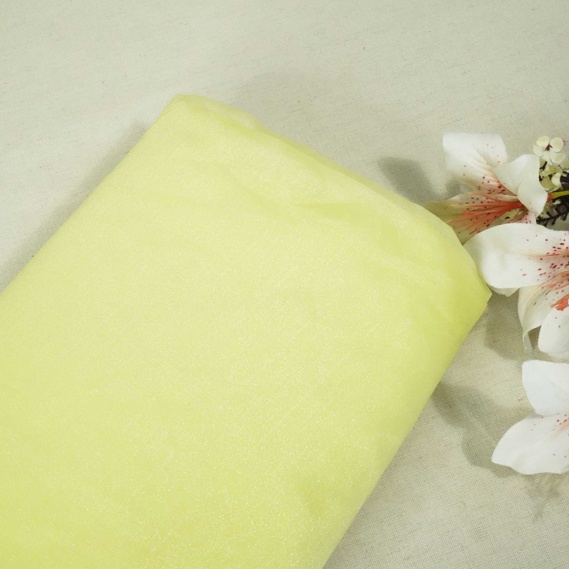 Lime Green Solid Tissue Fabric TU-7782