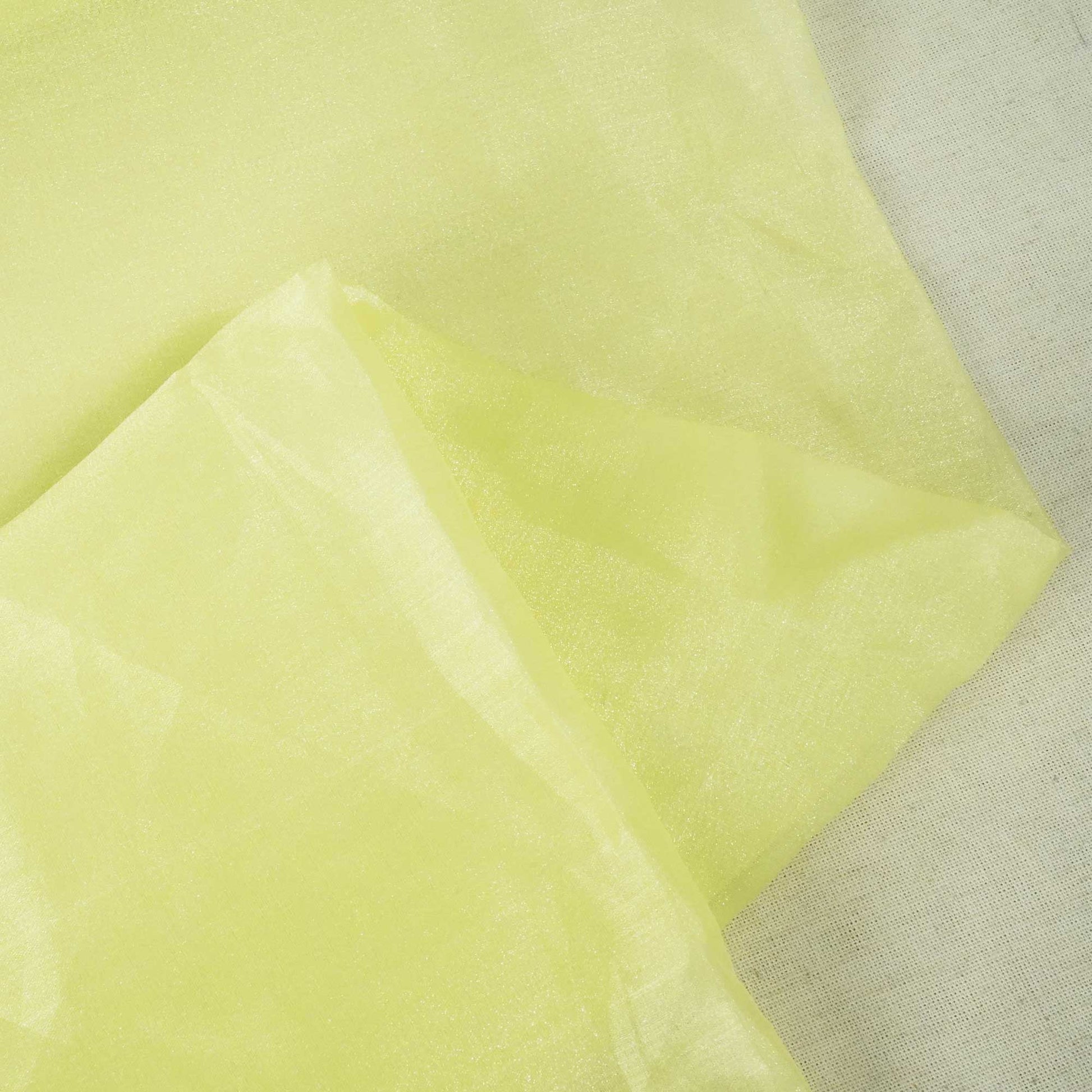 Lime Green Solid Tissue Fabric TU-7782