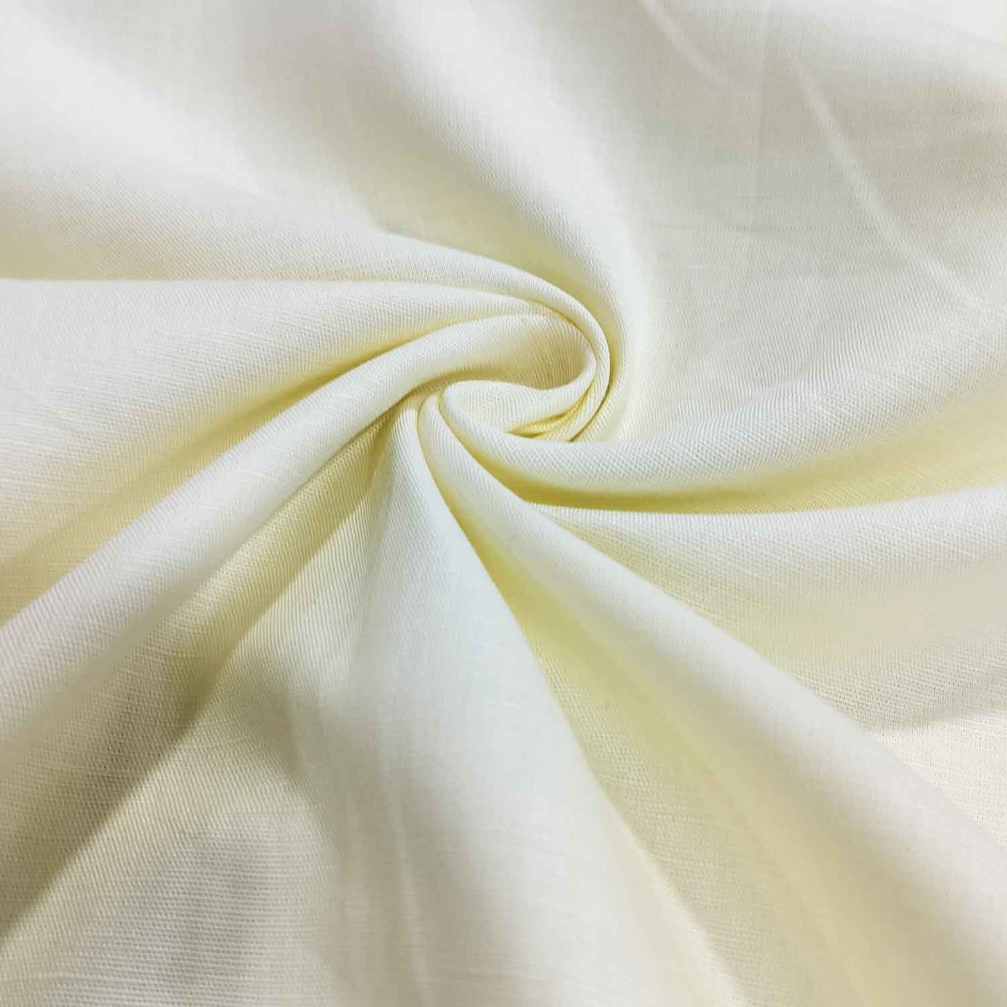 Light Yellow Solid Cotton Linen TU-8259