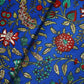 Blue & Red Floral Print Cotton TU-8587
