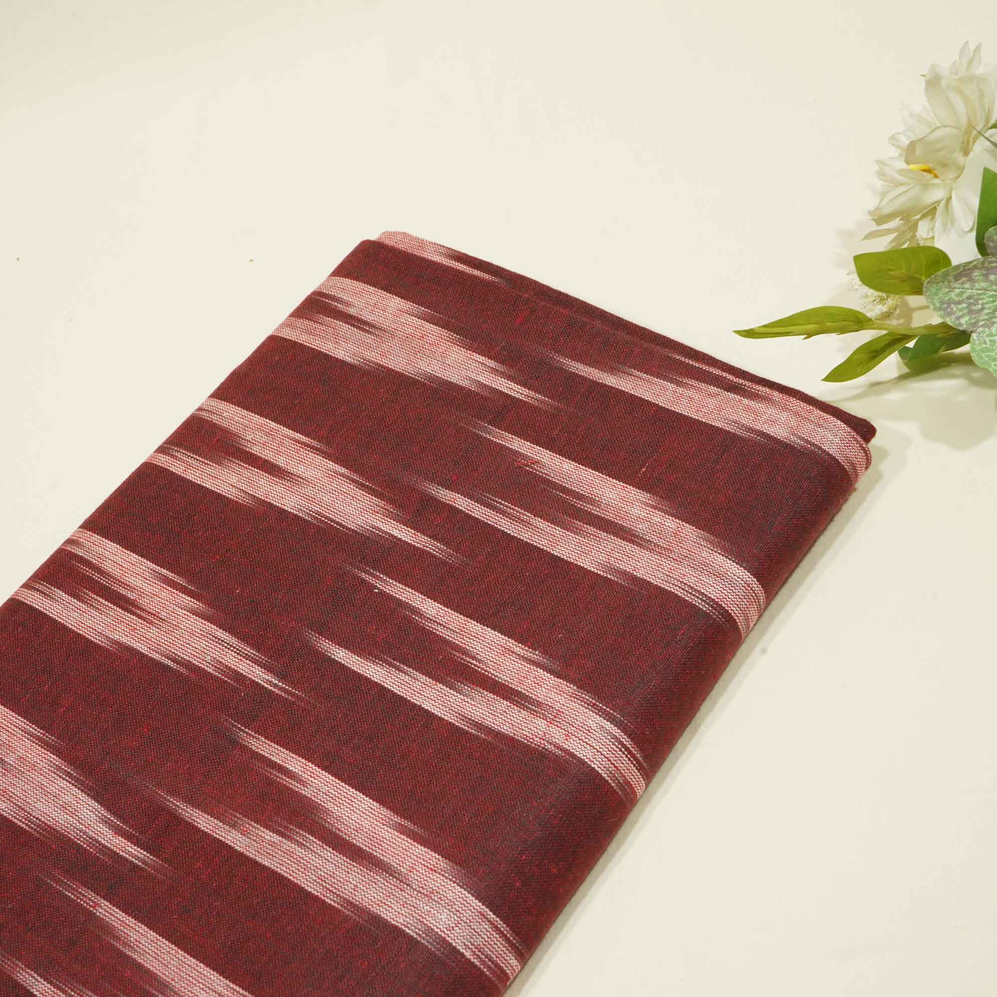 Red & Pink Ikkat Print Cotton TU-8655