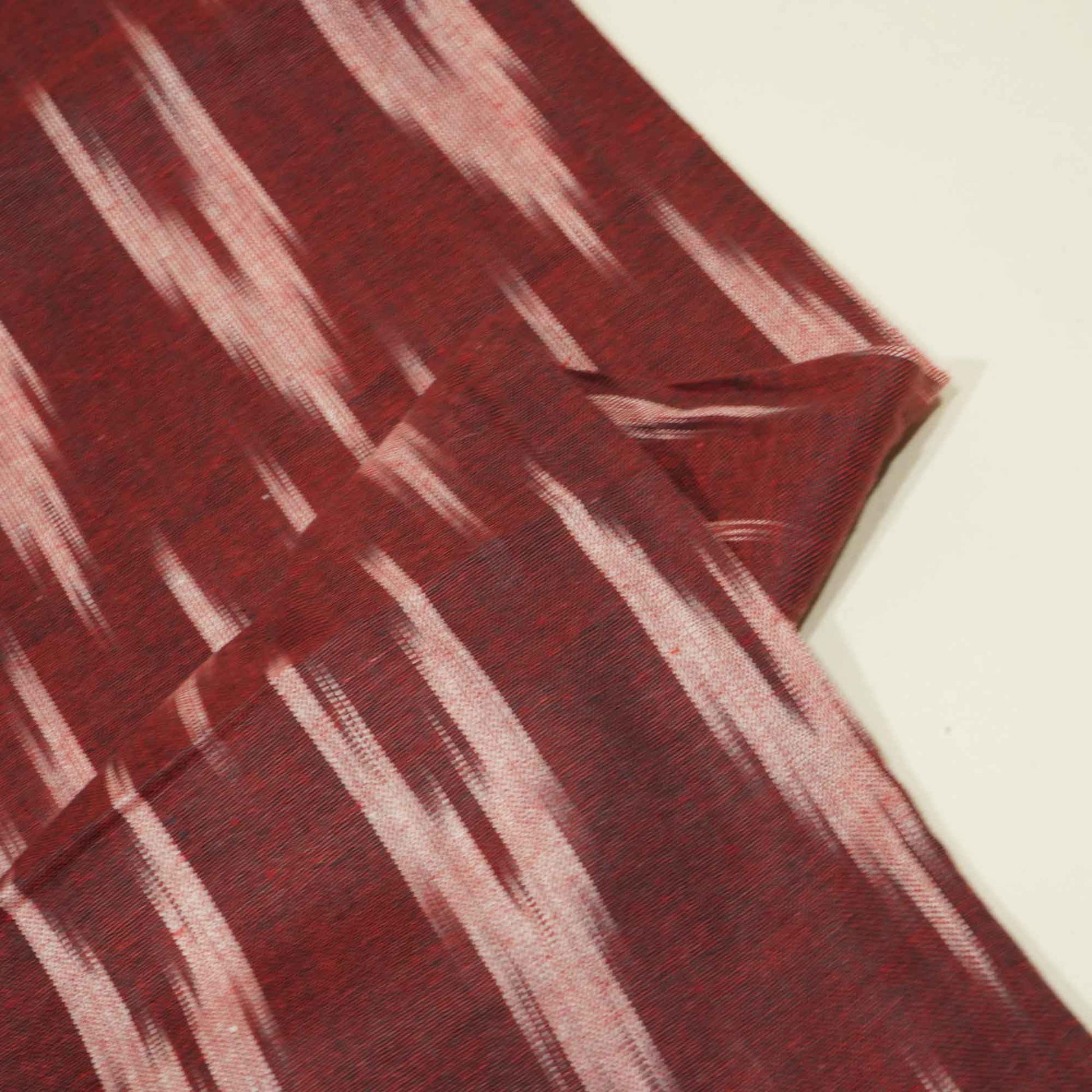Red & Pink Ikkat Print Cotton TU-8655