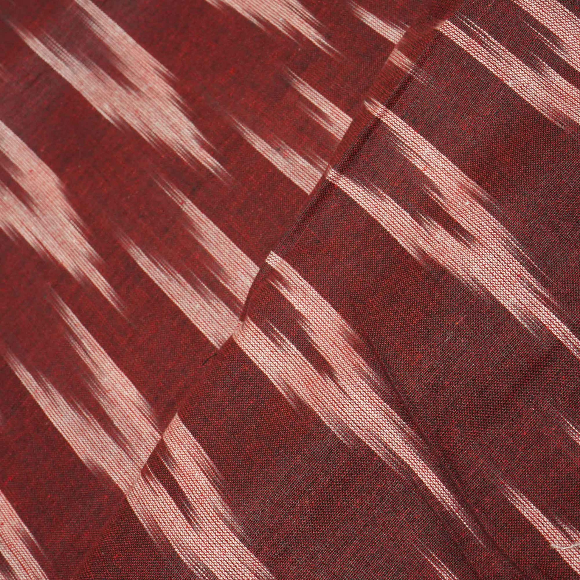 Red & Pink Ikkat Print Cotton TU-8655
