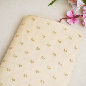 Peach Butti Katan Silk Fabric NH-28872 - TradeUNO