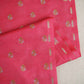 Pink Butti Katan Silk Fabric NH-28873