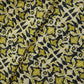 Cream & Green Geometrical Print Chinon KOT-8738