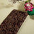 Maroon Bandhani Print Chinon KOT-8742